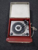 A mid 20th century Alba 212 table top record player,