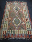 A Turkish Kilim rug,
