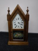 An early 20th century American mantel clock