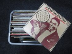 Two boxes of vinyl - Rod Stewart, Bryan Ferry, Elvis,