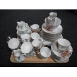 A tray of two Victorian tea sets