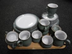 Forty pieces of Denby tea and dinner ware