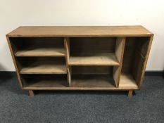 A set of mid 20th century open shelves