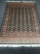 A Bokhara carpet 230 cm x 160 cm