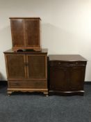 A reproduction TV cabinet,