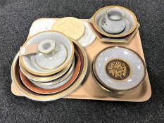 A quantity of Royal Copenhagen crackle-glaze pottery,