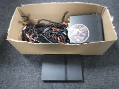 A box of Play Station 2 with controller,