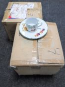 Two boxed Royal Worcester Evesham 20 piece dinner services (40)