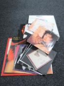 A small quantity of vinyl records including Kate Bush,