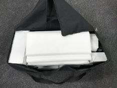 Portable photo studio in carry bag