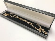 A 9ct gold necklace, 9.5g.