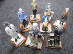 A collection of Danbury Mint Last of the Summer Wine figures