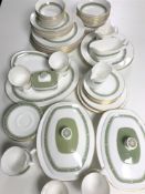 Approximately seventy-six pieces of Royal Doulton Rondelay tea and dinner ware