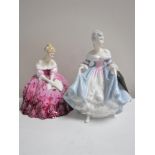 Two Royal Doulton figures,