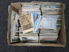 A box of a large quantity of old,