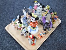 A tray of Disney and other collector's figures