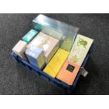 A crate of various perfumes and gift sets, Van Cleef & Arpels,