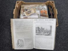 A box of Victorian photograph album, colour tinted Japanese photographs, Victorian Daguerreotype,