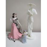 Three Coalport figures, Joan,