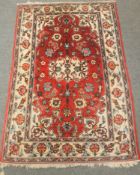 A Persian Sarough rug 151 cm x 100 cm
