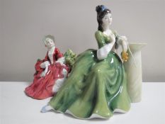 Two Royal Doulton figures,