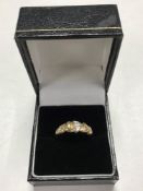 A 9ct gold dress ring, size O/P.