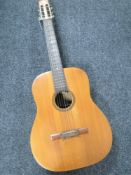 A mid 20th century German Kessler acoustic guitar,