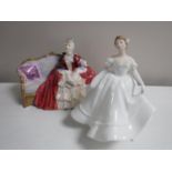 Two Royal Doulton figures,