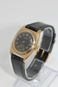 A Gents 9ct gold Rolex Oyster Viceroy wristwatch, 17 jewel lever movement,