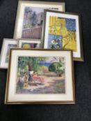A collection of pictures and prints after Matisse etc.