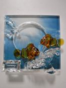A boxed Swarovski Wonders of the Sea, Harmony, by Martin Zendron with plaque, both parts boxed,