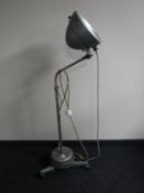 A mid 20th century angle poised floor lamp