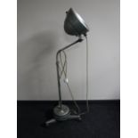 A mid 20th century angle poised floor lamp