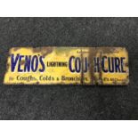 A vintage enamelled sign - Venos Lighting Cough Cure