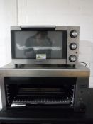 A stainless steel Lincat grill and a Cook Works bench top table oven