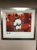 Doug Hyde - 'Secret Garden', Giclee on paper, limited edition numbered 64/95, with pencil remarque,