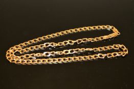 A 9ct gold necklace, 13.