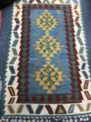 A Turkish kilim rug,