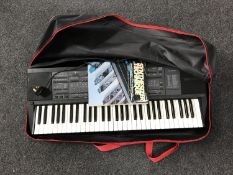 **** WITHDRAWN FROM SALE *** A Technics SX-K700 electric keyboard in carry bag