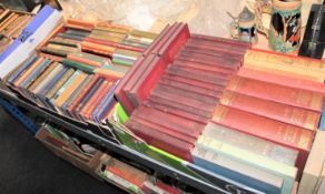 Two boxes of antiquarian volumes; English literature and commentaries, Shakespeare,
