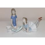 Two Lladro ballerinas (2)