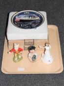 Three boxed Royal Doulton figures including Rupert the Bear,