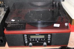 A TEAC turntable with manual