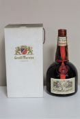 One bottle - The Grand Marnier Liqueur Fine old orange cognac brandy, factory sealed and boxed.