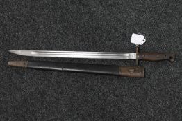 A Wilkinson bayonet stamped 1907,