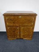 A continental mahogany secretaire