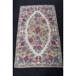 A Kashmiri chain stitch rug