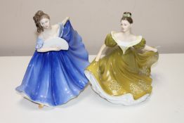 Two Royal Doulton figures;