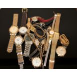 A collection of various wrist watches (Q)