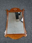 A Chippendale style wall mirror